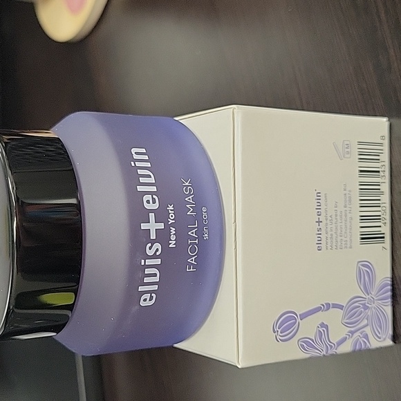 elvis+elvin Lilac Facial Mask 50ml Jar New In Box - Picture 4 of 5